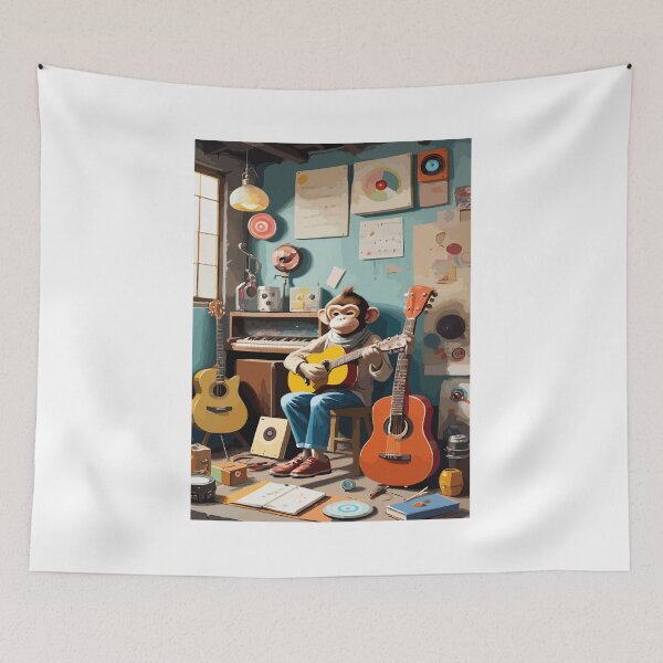 Item preview, A monkey who aspires to be a solo artist. designed and sold by Whose-sweat.