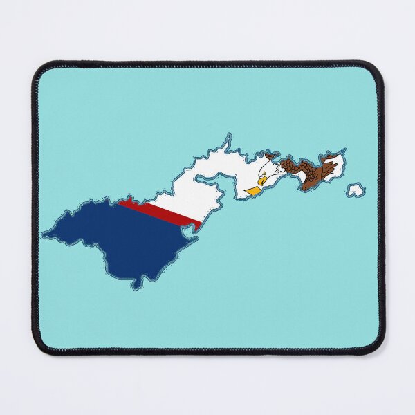 Item preview, American Samoa Map with Samoan Flag designed and sold by Havocgirl.