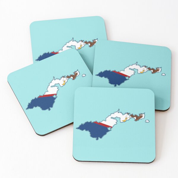 Item preview, American Samoa Map with Samoan Flag designed and sold by Havocgirl.