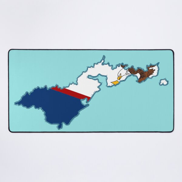 Item preview, American Samoa Map with Samoan Flag designed and sold by Havocgirl.