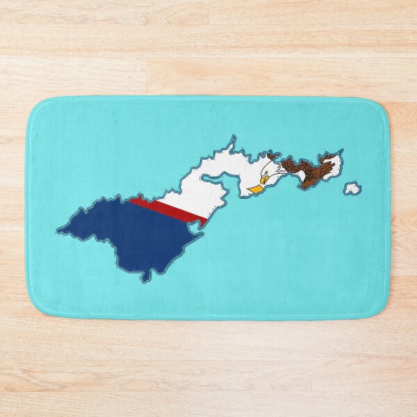 Item preview, American Samoa Map with Samoan Flag designed and sold by Havocgirl.
