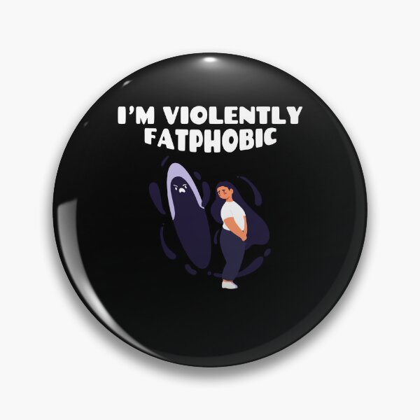 Item preview, Im Violently Fatphobic Funny Quote Saying designed and sold by Dressed For  Duty.
