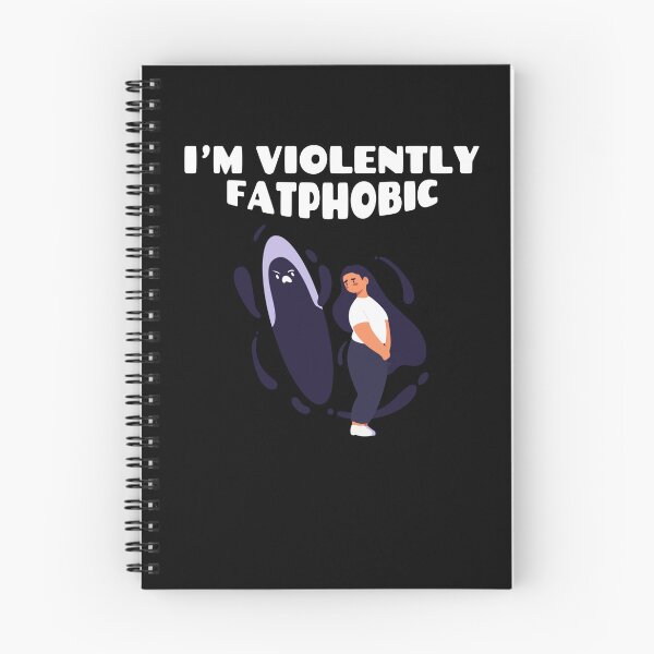 Item preview, Im Violently Fatphobic Funny Quote Saying designed and sold by Dressed For  Duty.