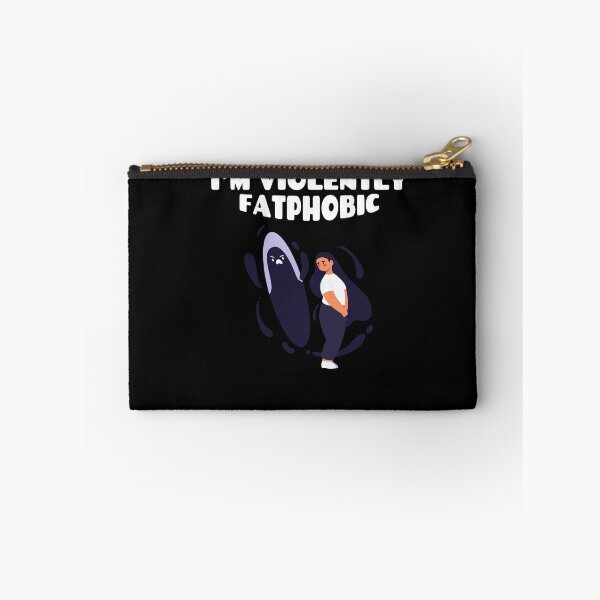 Item preview, Im Violently Fatphobic Funny Quote Saying designed and sold by Dressed For  Duty.