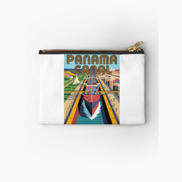 Item preview, Panama Canal Retro Vintage Travel Poster - Maritime Shipping Design Retro designed and sold by pod24.