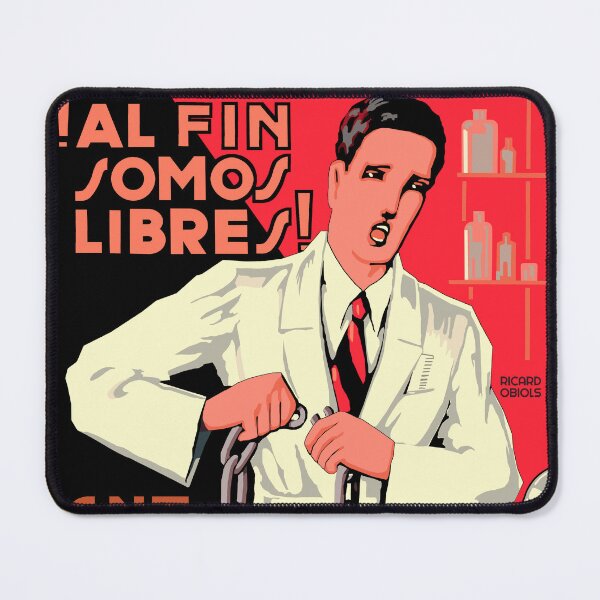 Item preview, Spanish Revolution Poster - Barbers Union of Barcelona designed and sold by Radical Poster Collective.