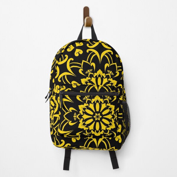 Item preview, Vintage golden arabesque on black background designed and sold by Bulantanyong.
