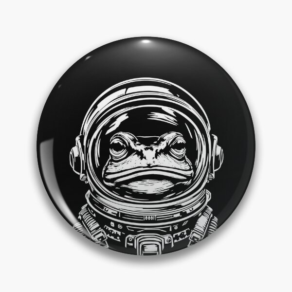 Item preview, Modern Trendy Funny Cute frog  Astronaut frog In Space Galaxy ,astronaut frog designed and sold by SOUFIANE1991.