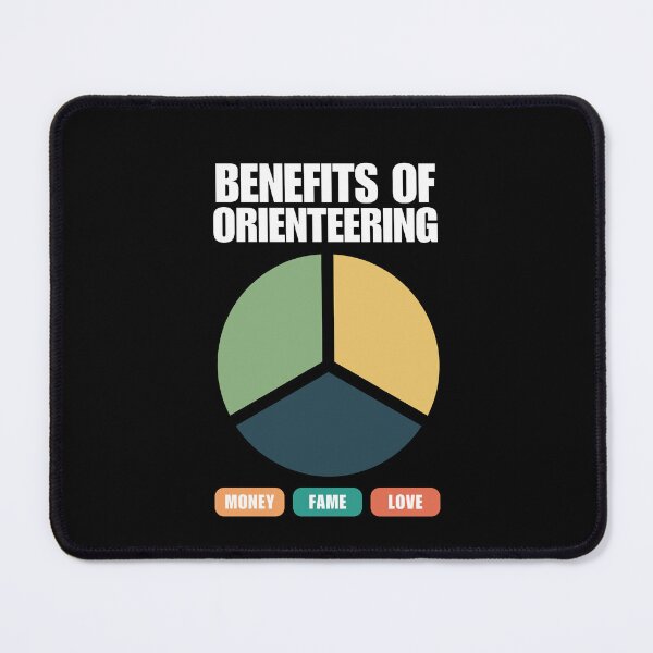 Item preview, Funny Benefits Of Orienteering Ironic Orienteer designed and sold by StrideSuccess.