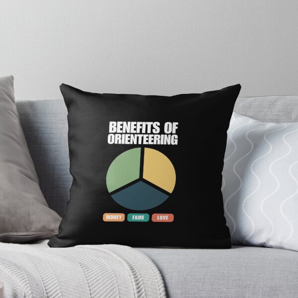 Item preview, Funny Benefits Of Orienteering Ironic Orienteer designed and sold by StrideSuccess.