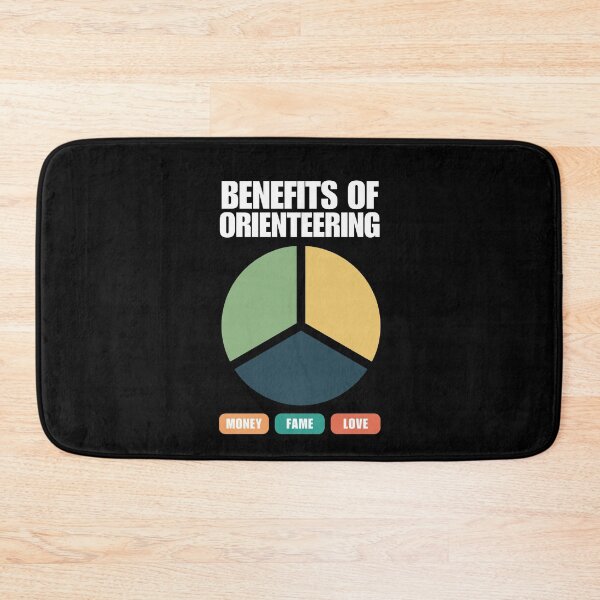 Item preview, Funny Benefits Of Orienteering Ironic Orienteer designed and sold by StrideSuccess.