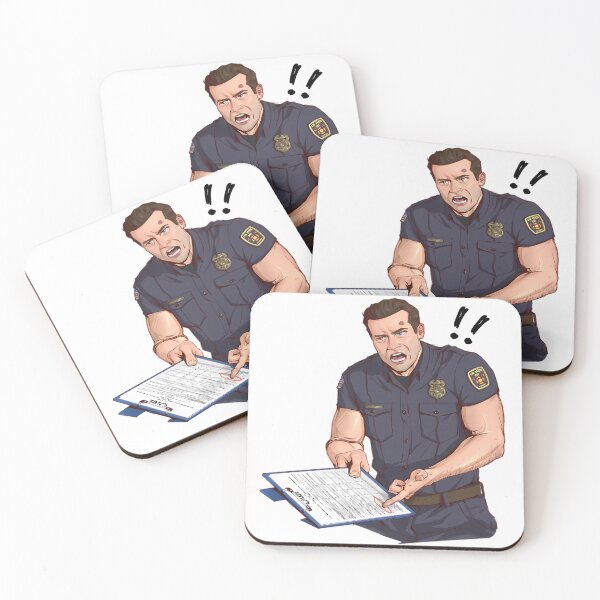 Item preview, Evan "Buck" Buckley Holding a Clipboard designed and sold by kubyart.