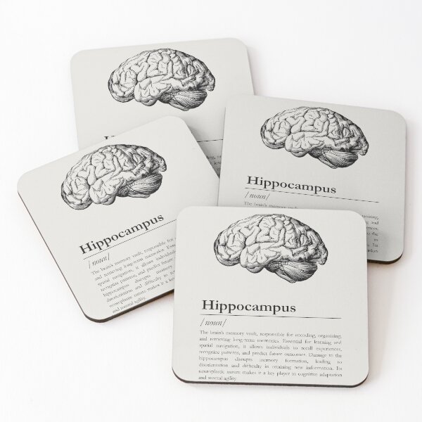 Item preview, Hippocampus - Minimalistic Neurology Design designed and sold by felixpauli.