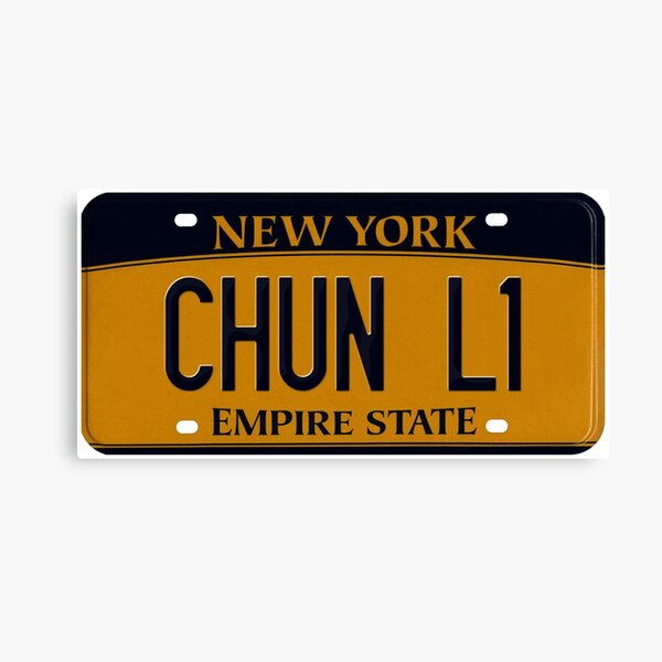 PLATES SAY CHUN-LI Canvas Print