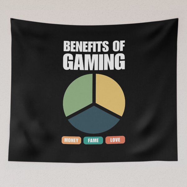 Item preview, Funny Benefits Of Gaming Ironic Gamer designed and sold by StrideSuccess.