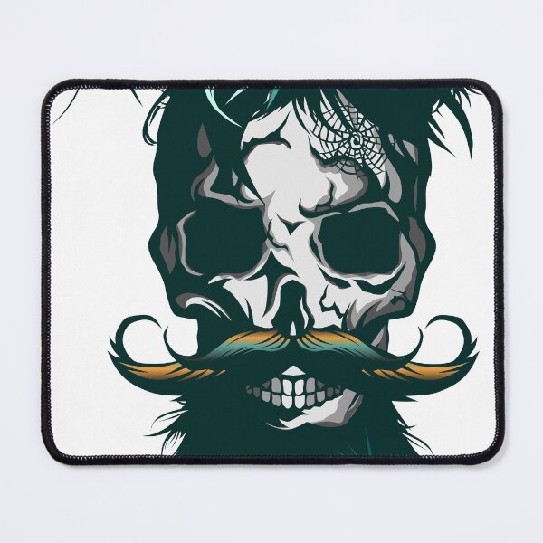 Item preview, hipster bearded mustached skull sunglasses electro fantasy designed and sold by Achille3777.