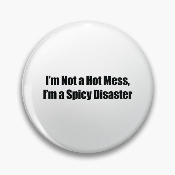 Item preview, I’m Not a Hot Mess, I’m a Spicy Disaster back bold typeface designed and sold by deynaaz.