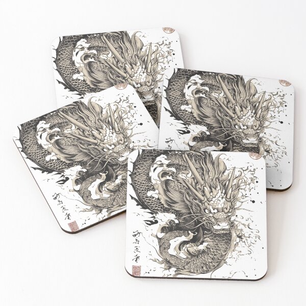 Item preview, Japanese Ryu Dragon Mythology designed and sold by InkDreamMotion.