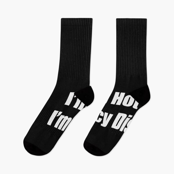 Item preview, I’m Not a Hot Mess, I’m a Spicy Disaster white bold typeface designed and sold by deynaaz.