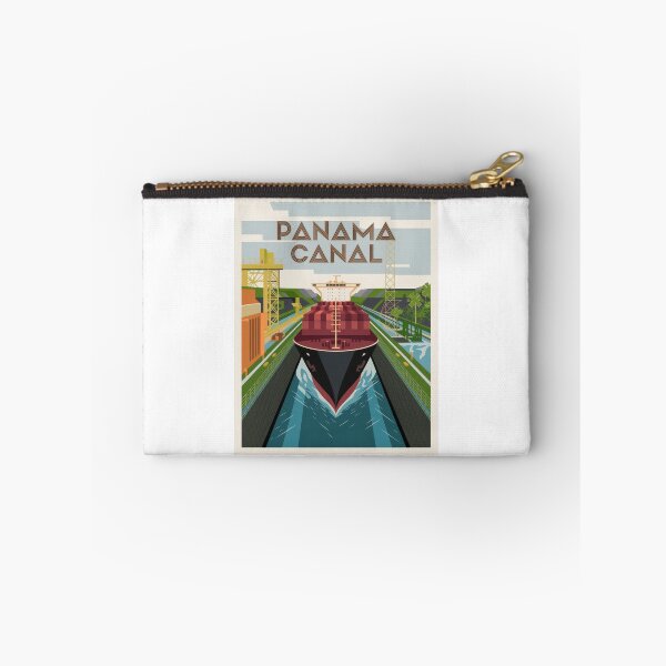 Item preview, Travel Poster Panama Canal Art Deco Poster – Maritime Graphic in Vintage Retro Style designed and sold by pod24.