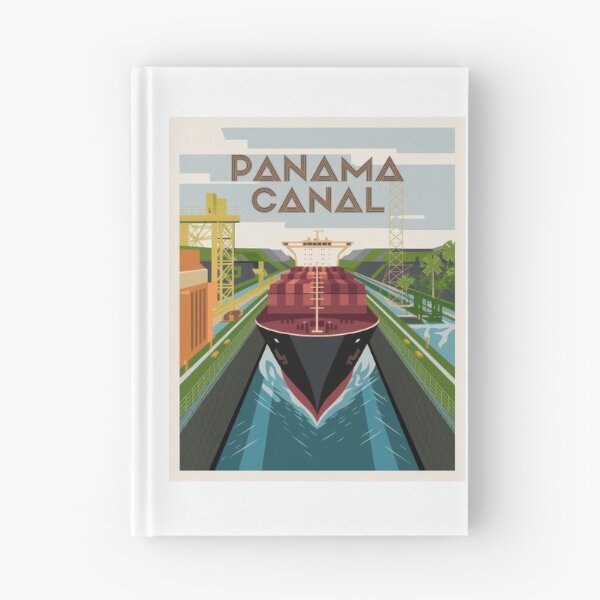 Item preview, Travel Poster Panama Canal Art Deco Poster – Maritime Graphic in Vintage Retro Style designed and sold by pod24.