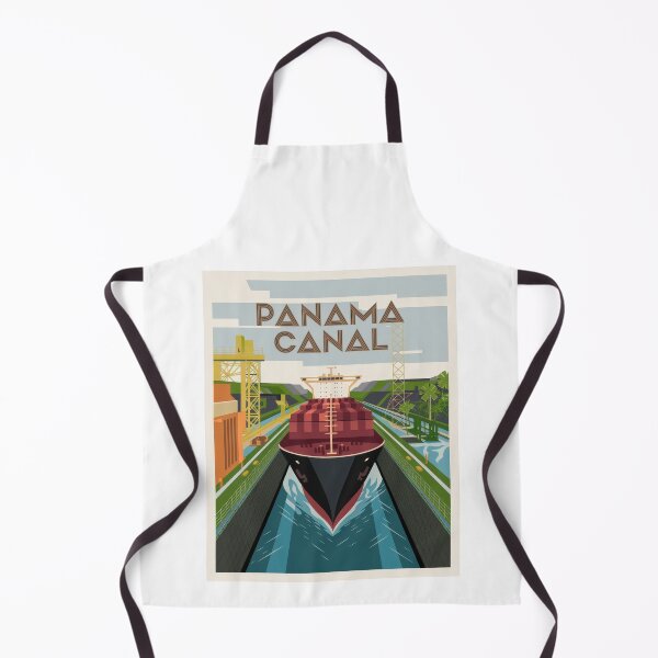 Item preview, Travel Poster Panama Canal Art Deco Poster – Maritime Graphic in Vintage Retro Style designed and sold by pod24.