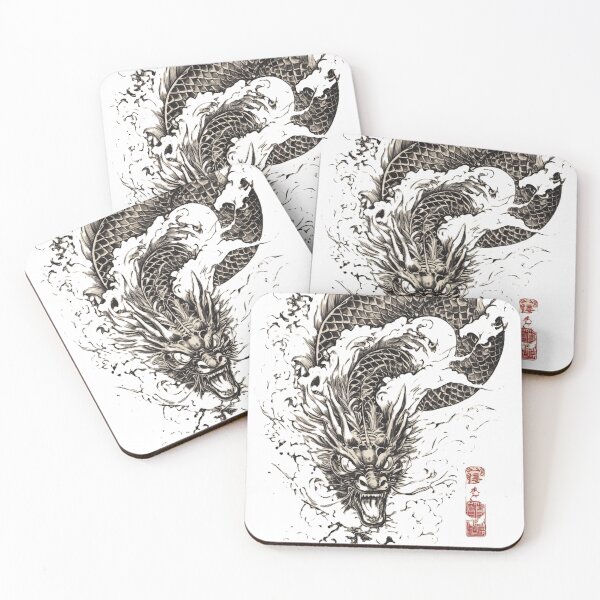 Item preview, Japanese Dragon Mythology Ryu designed and sold by InkDreamMotion.