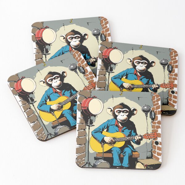 Item preview, A monkey who aspires to be a solo artist. designed and sold by Whose-sweat.