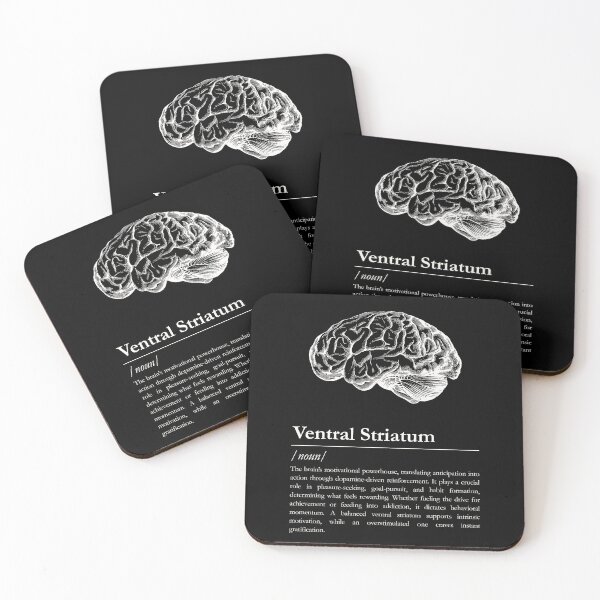 Item preview, Ventral Striatum - Minimalistic Neurology Design designed and sold by felixpauli.