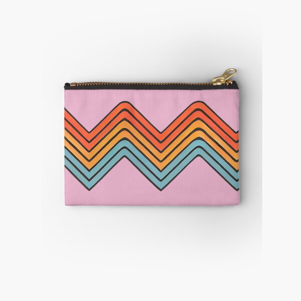 Item preview, Zigzag Chameleon Pattern (Colored - Dusty Pink Background) designed and sold by IskandarDesigns.