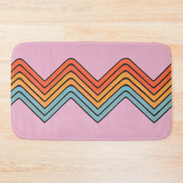 Item preview, Zigzag Chameleon Pattern (Colored - Dusty Pink Background) designed and sold by IskandarDesigns.