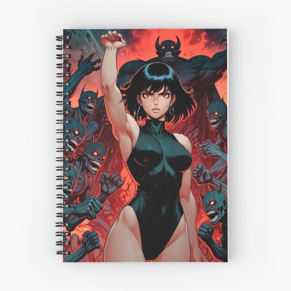 Item preview,  Cute Anime Manga Demon Girl retro Animation illustration art designed and sold by Vintage Designs +.