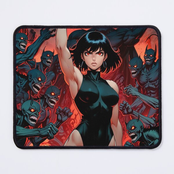 Item preview,  Cute Anime Manga Demon Girl retro Animation illustration art designed and sold by Vintage Designs +.