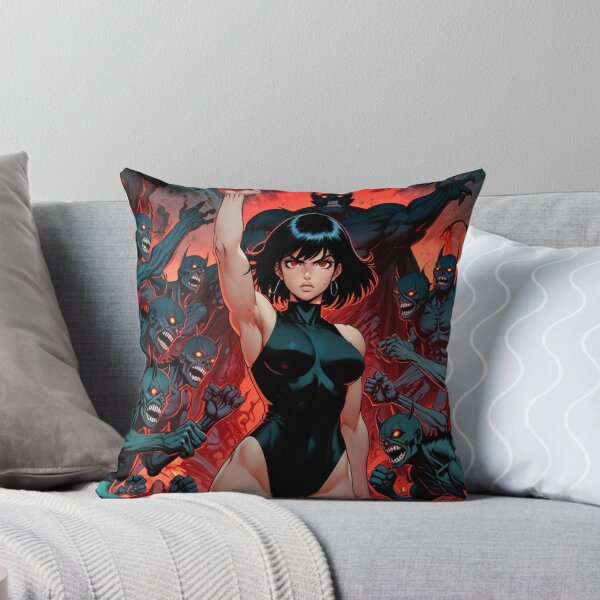 Item preview,  Cute Anime Manga Demon Girl retro Animation illustration art designed and sold by Vintage Designs +.