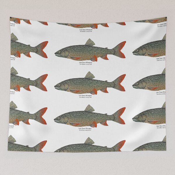 Item preview, Humper Lake Trout Painting designed and sold by Stephen Emms.