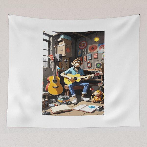 Item preview, A monkey who aspires to be a solo artist. designed and sold by Whose-sweat.