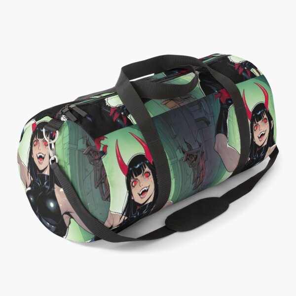 Item preview,  Scary but Cute Anime Manga Demon Girl retro Animation illustration art designed and sold by Vintage Designs +.