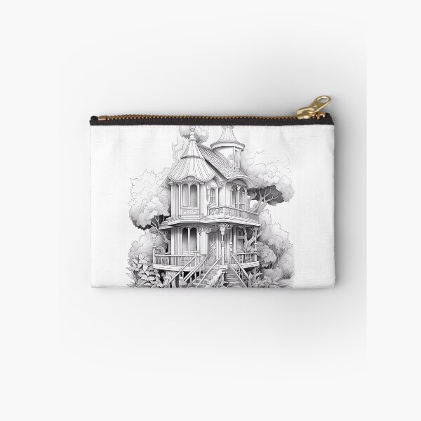 Item preview, Magical Fairy House #34 Coloring Page Pattern  designed and sold by DavidColoring.