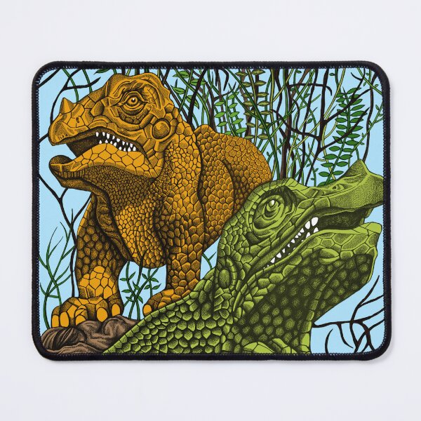 Item preview, Green Orange Dinosaurs designed and sold by AnnieHines.