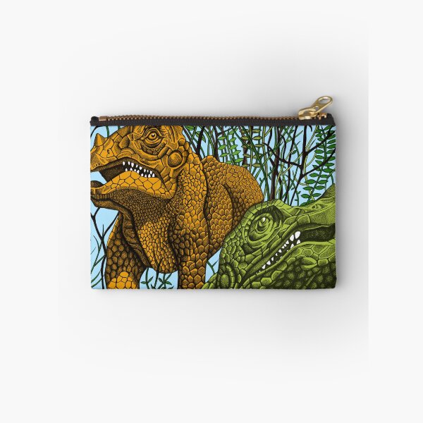 Item preview, Green Orange Dinosaurs designed and sold by AnnieHines.