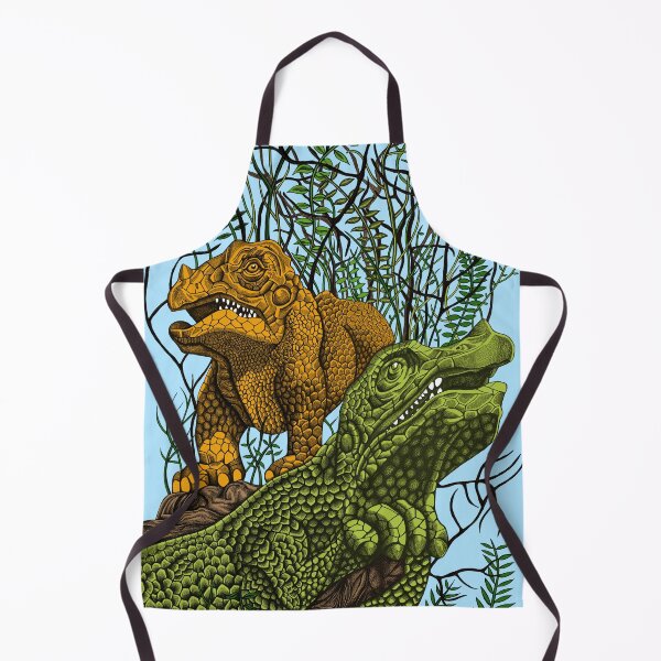 Item preview, Green Orange Dinosaurs designed and sold by AnnieHines.