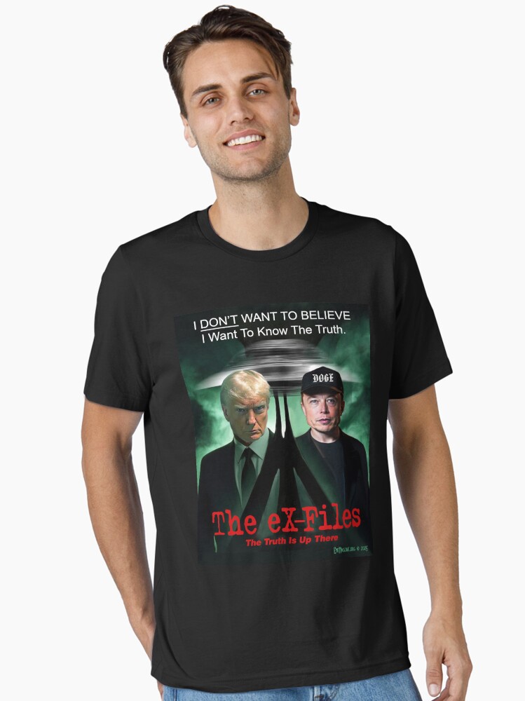 Thumbnail 2 of 7, Essential T-Shirt, The eX-Files designed and sold by EyeMagined.