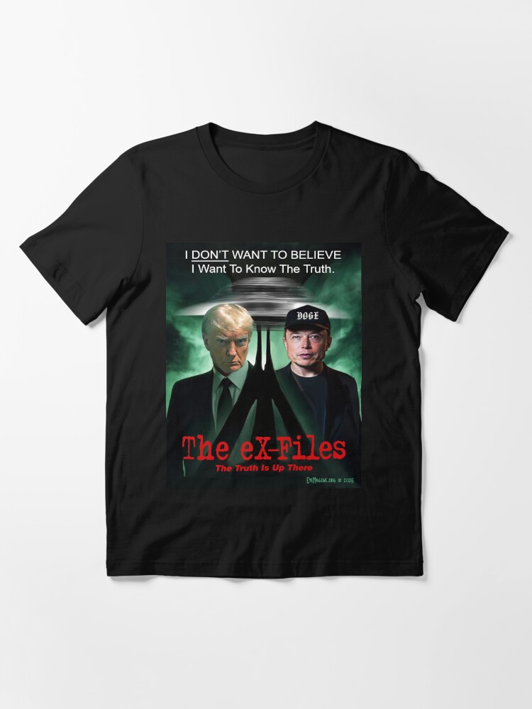 Thumbnail 3 of 7, Essential T-Shirt, The eX-Files designed and sold by EyeMagined.