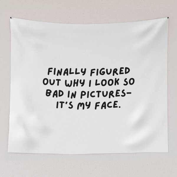 Item preview, not photogenic, selfies, face it, funnyfits70, Humor, Funny, retro, vintage, cute designed and sold by FunnyFits70.