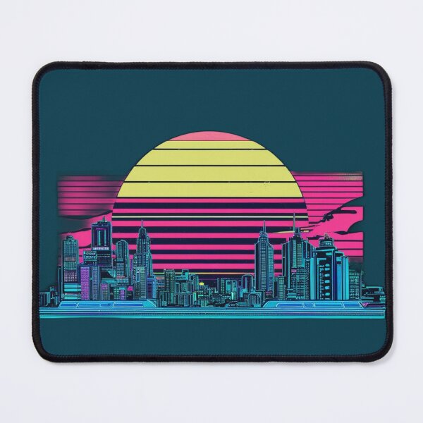 Item preview, Neon Synthwave Sunset – Retro 80s Vaporwave Aesthetic designed and sold by OPURA.