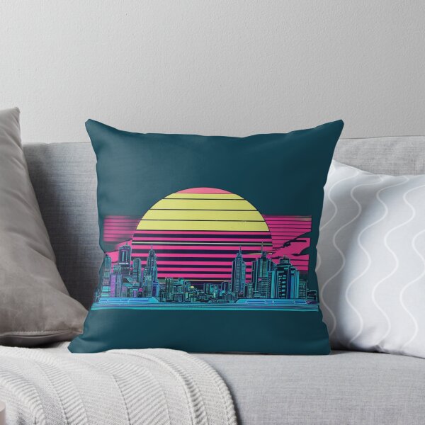 Item preview, Neon Synthwave Sunset – Retro 80s Vaporwave Aesthetic designed and sold by OPURA.