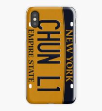 PLATES SAY CHUN-LI iPhone Case