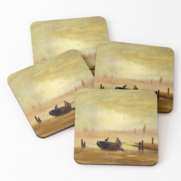 Item preview, Coastal Seascape with Boat designed and sold by tomorrowsart.