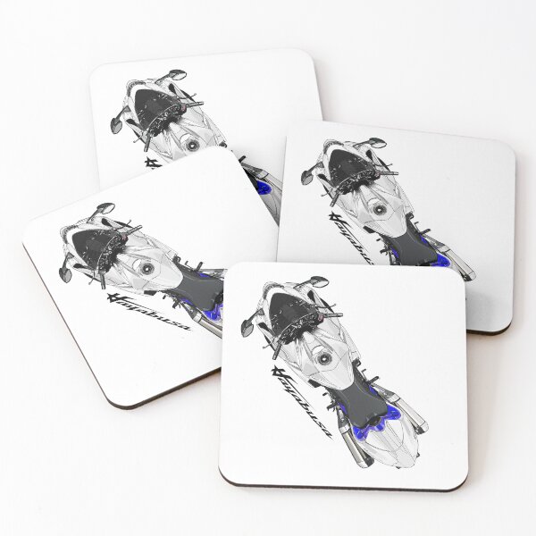 Item preview, Motorcycle suzuki hayabusa white designed and sold by sketchjuny.