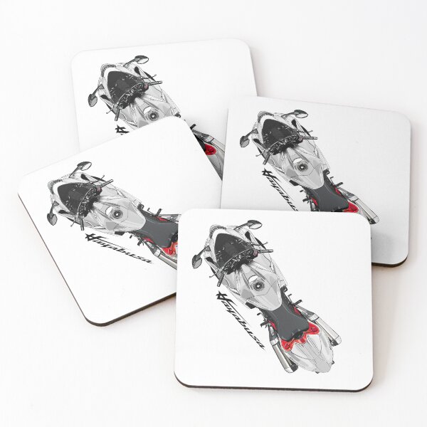 Item preview, Motorcycle suzuki hayabusa silver art designed and sold by sketchjuny.